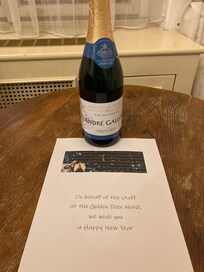 Very nice hospitality for new year eve