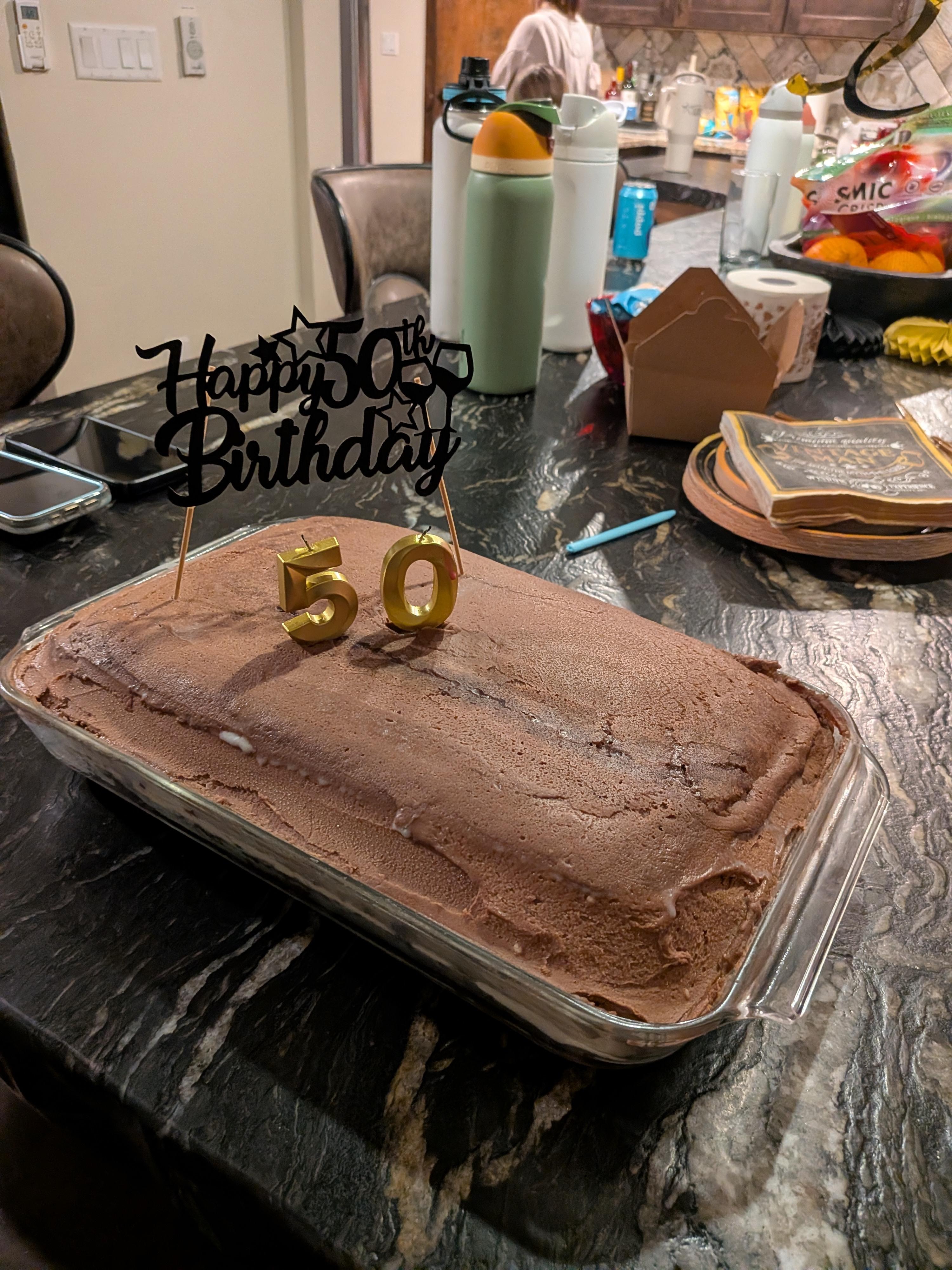 My husband's 50th birthday celebration!