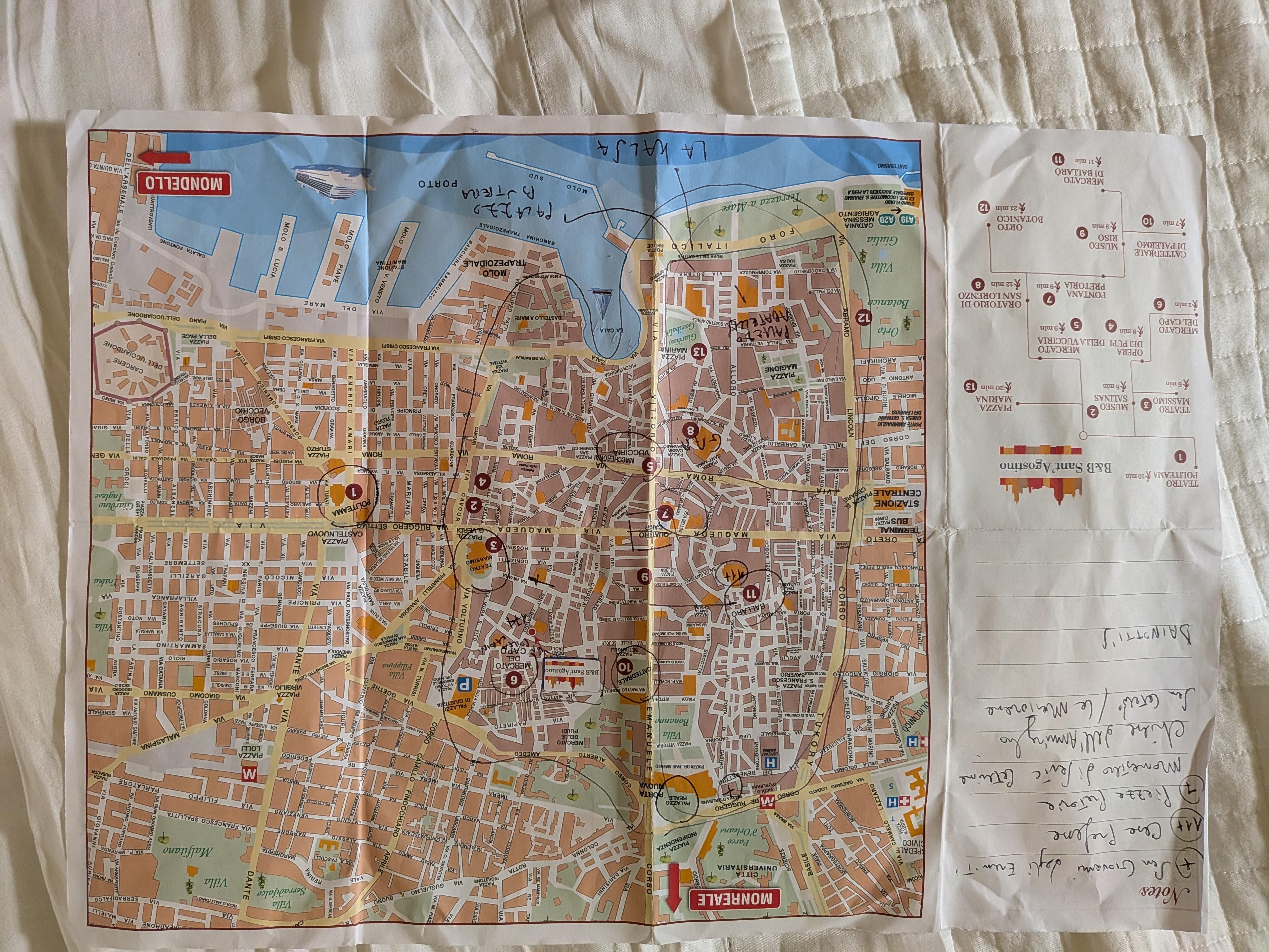 The map