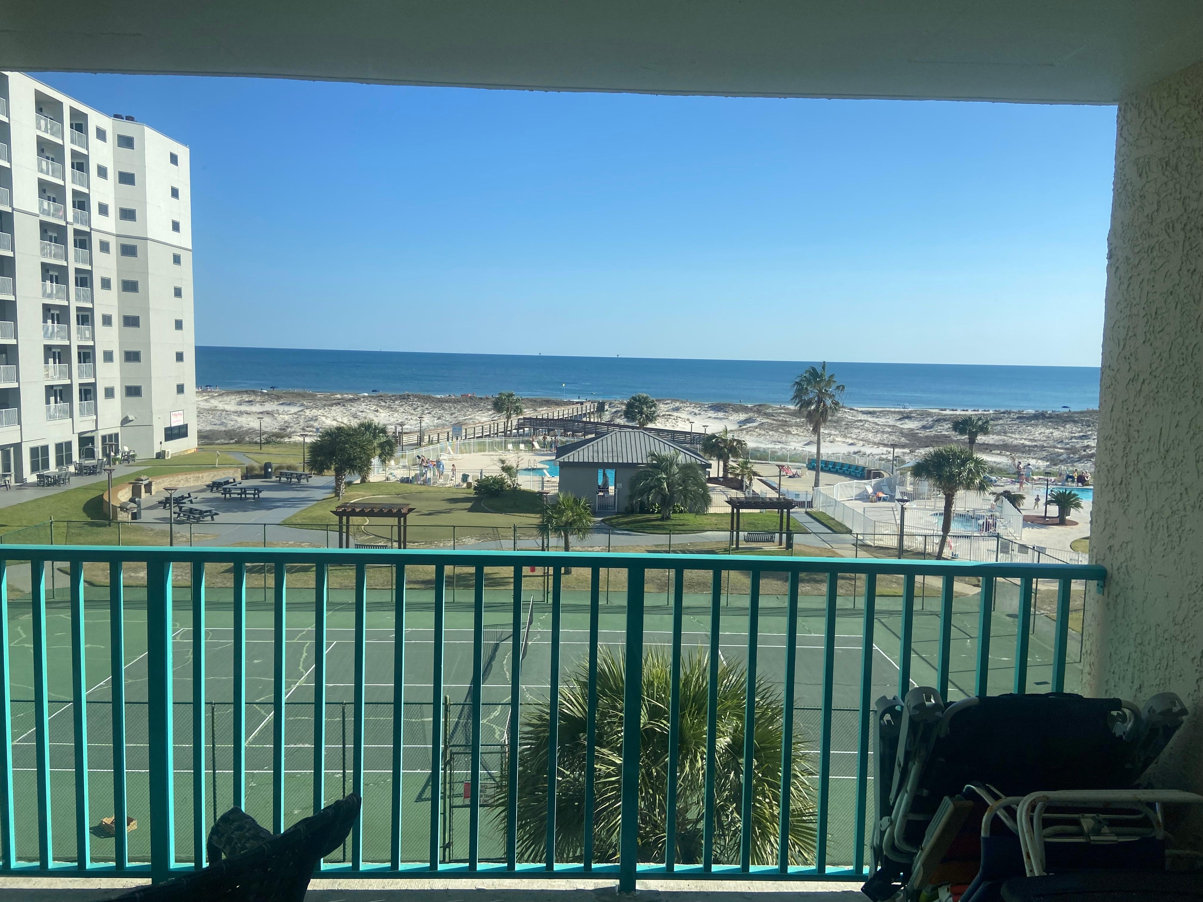 View from the balcony 