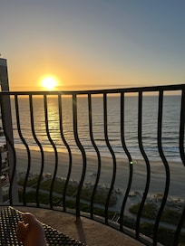 Sunrise from our balcony