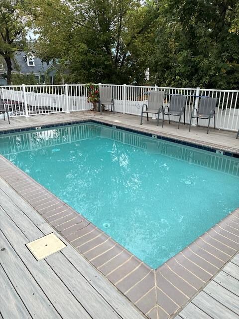 the pool....we had good times in it