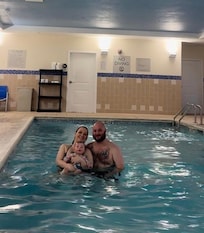 We were the only ones at the pool which was very cool!