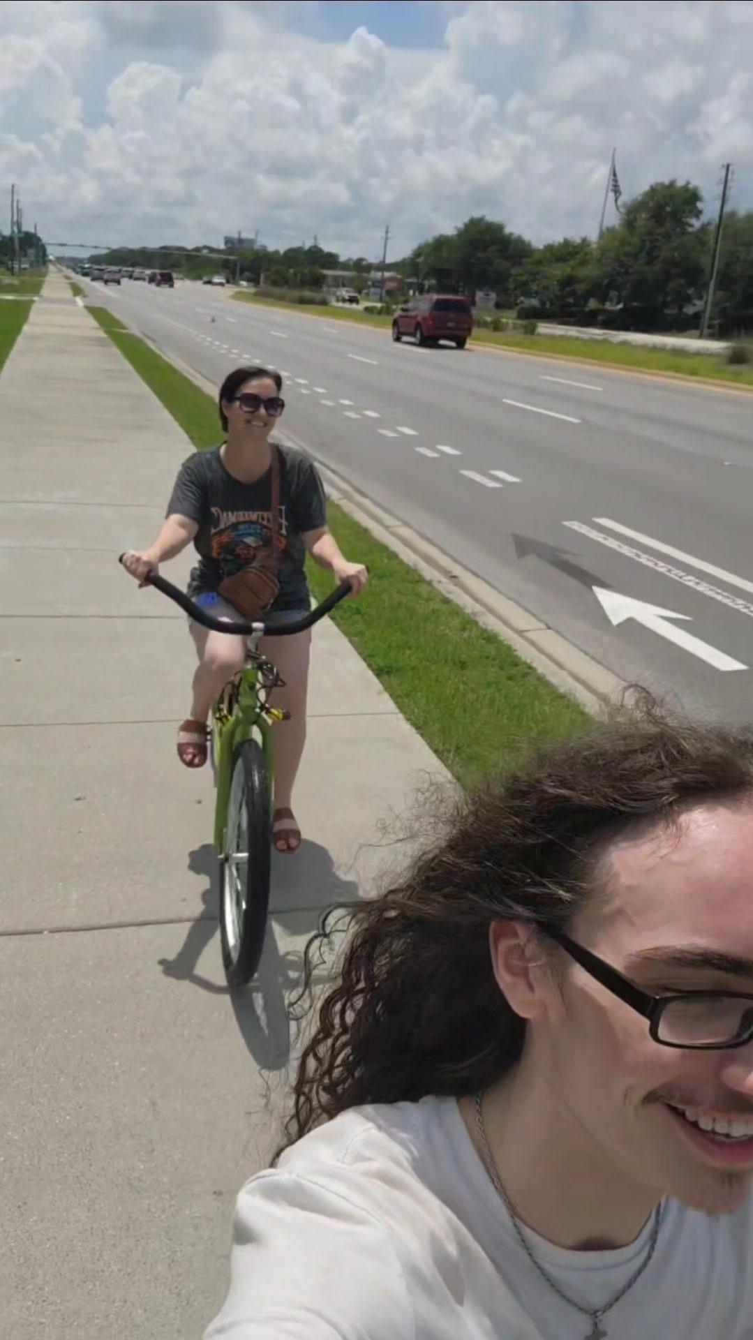 Riding down 98