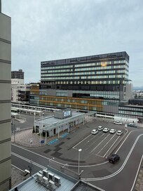 View of station from my window