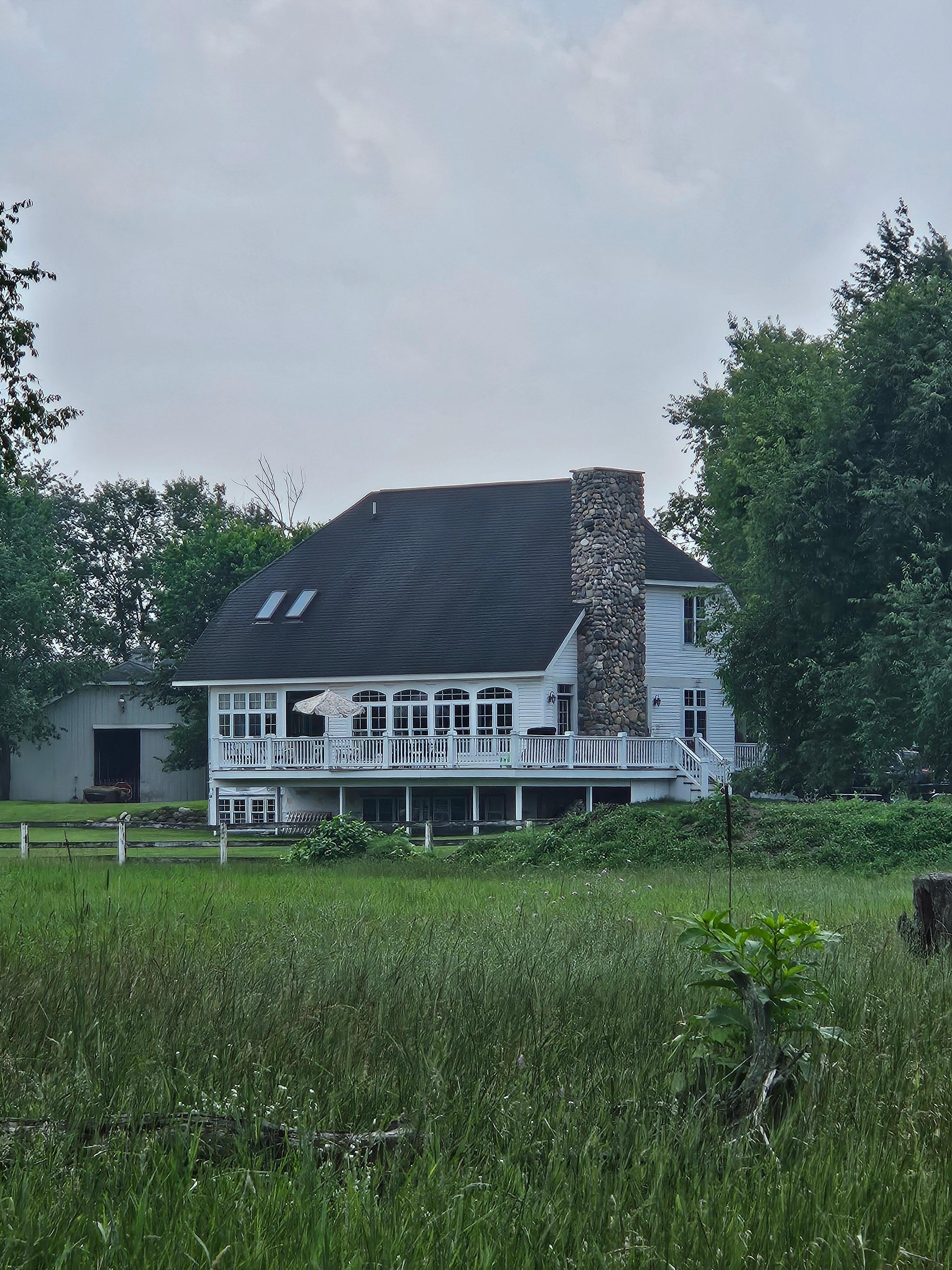 Back of property 