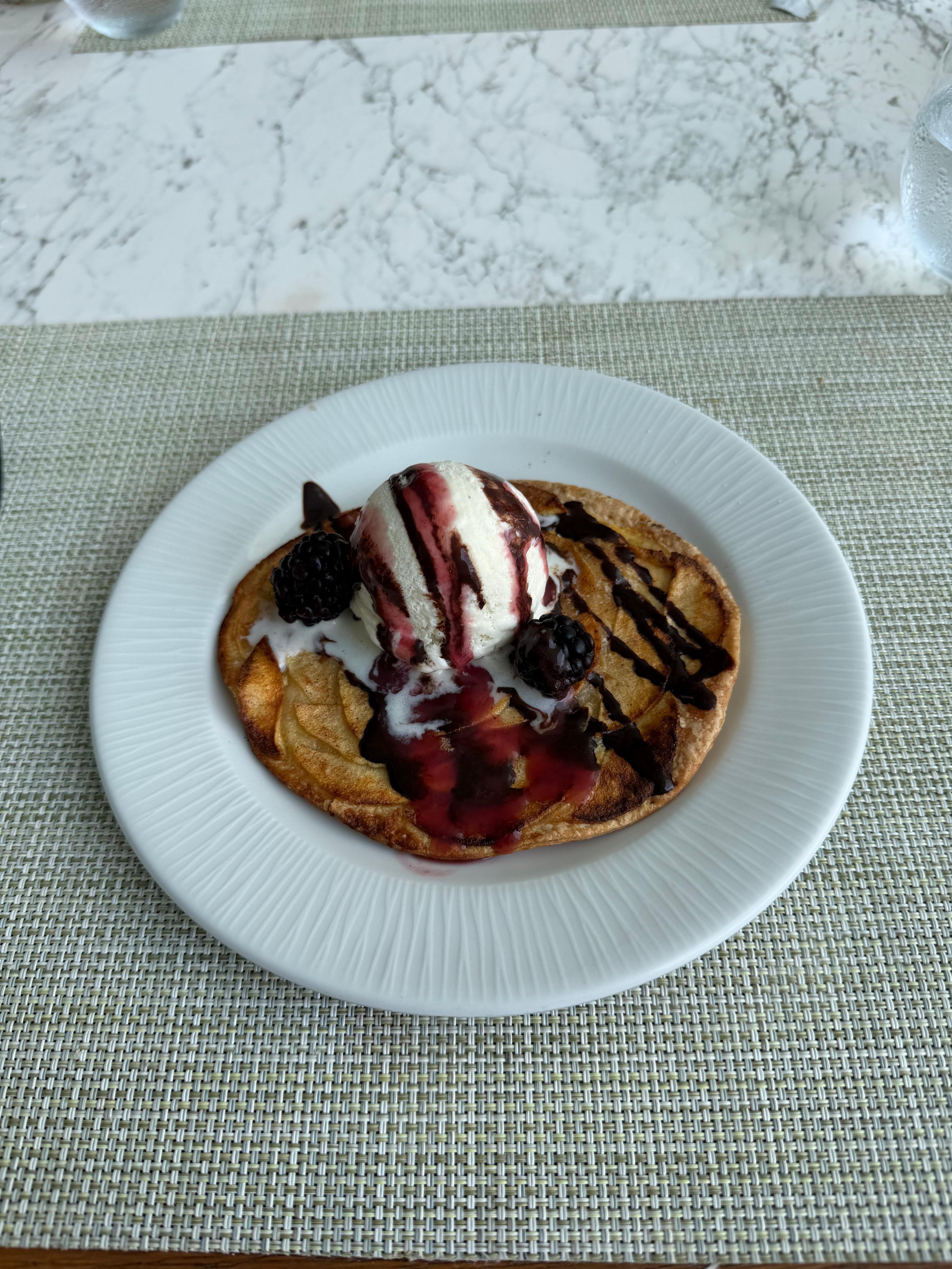 This dessert at the Italian lunch was fantastic!