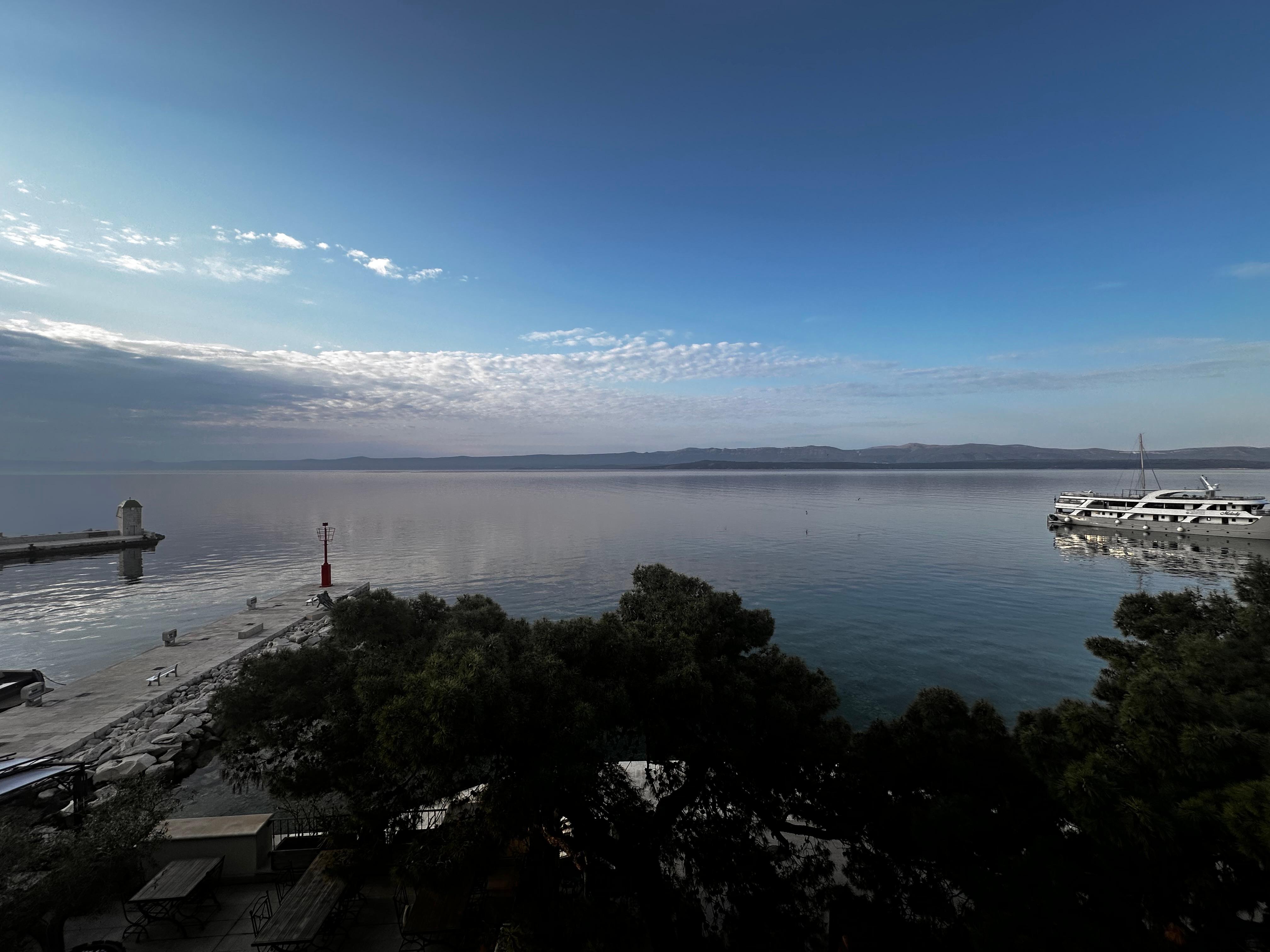 Blick aus meinem Fenster auf das Meer