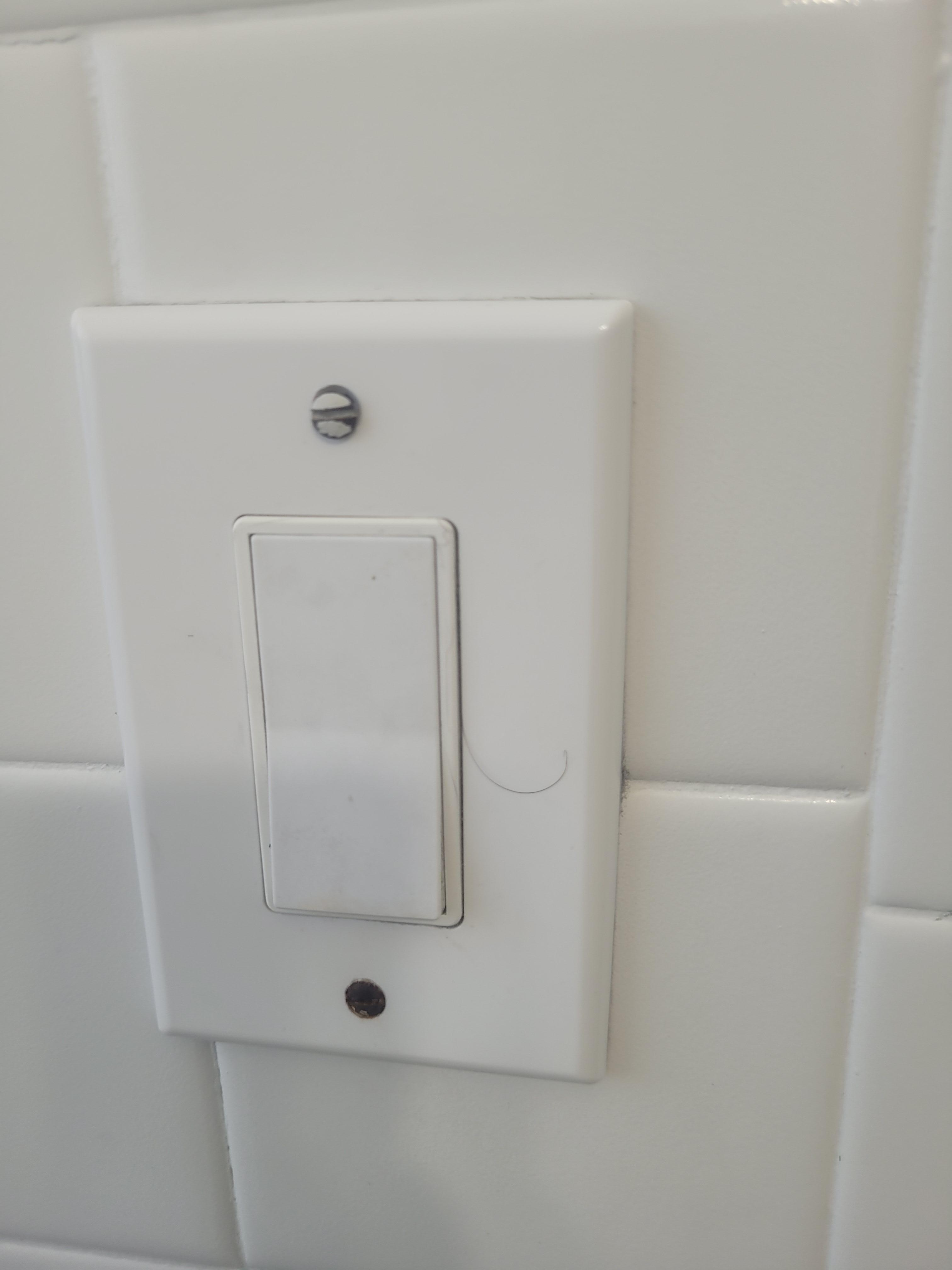 Poils sur la lumiere