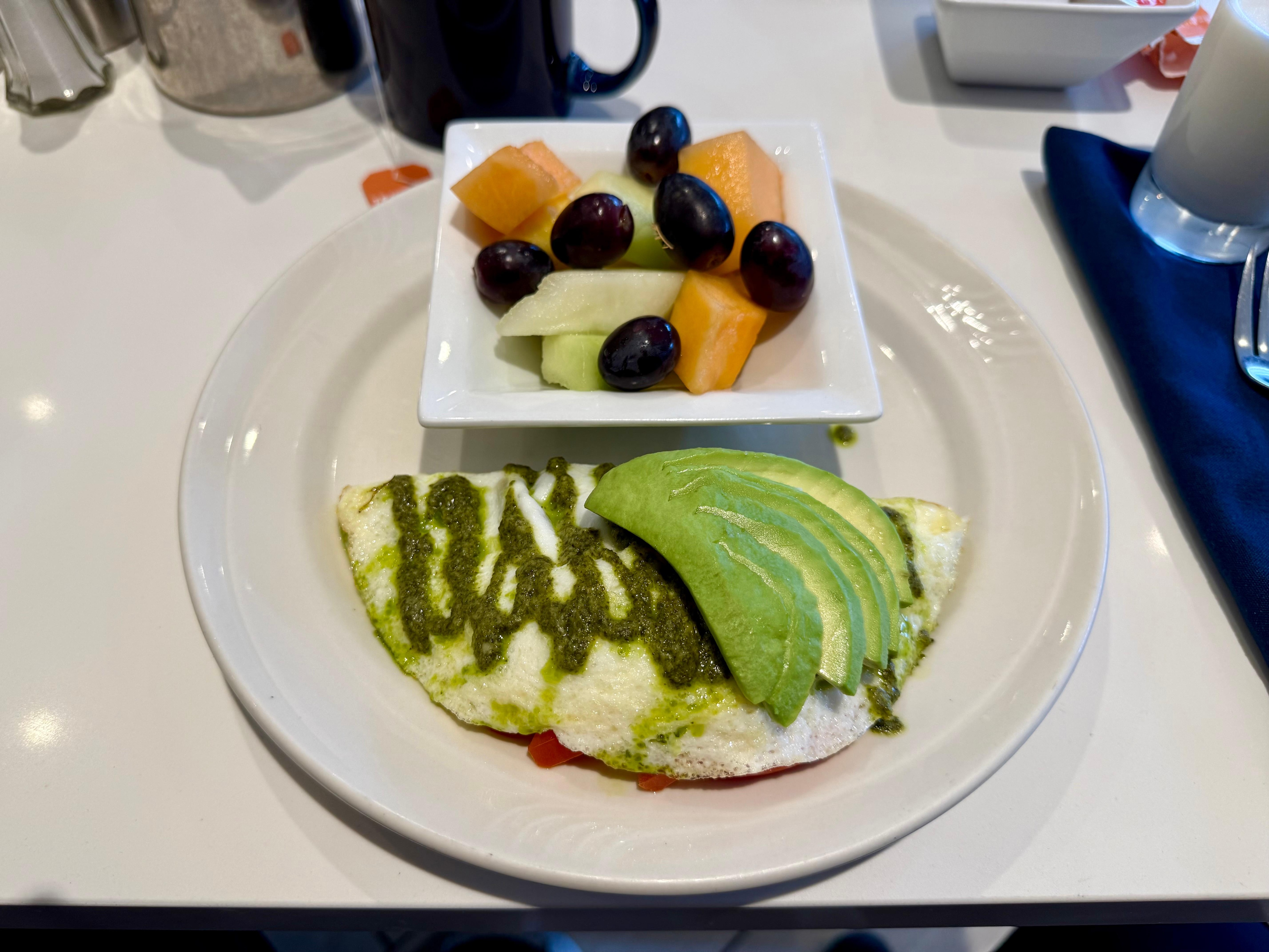 Egg White Caprese with Fruits