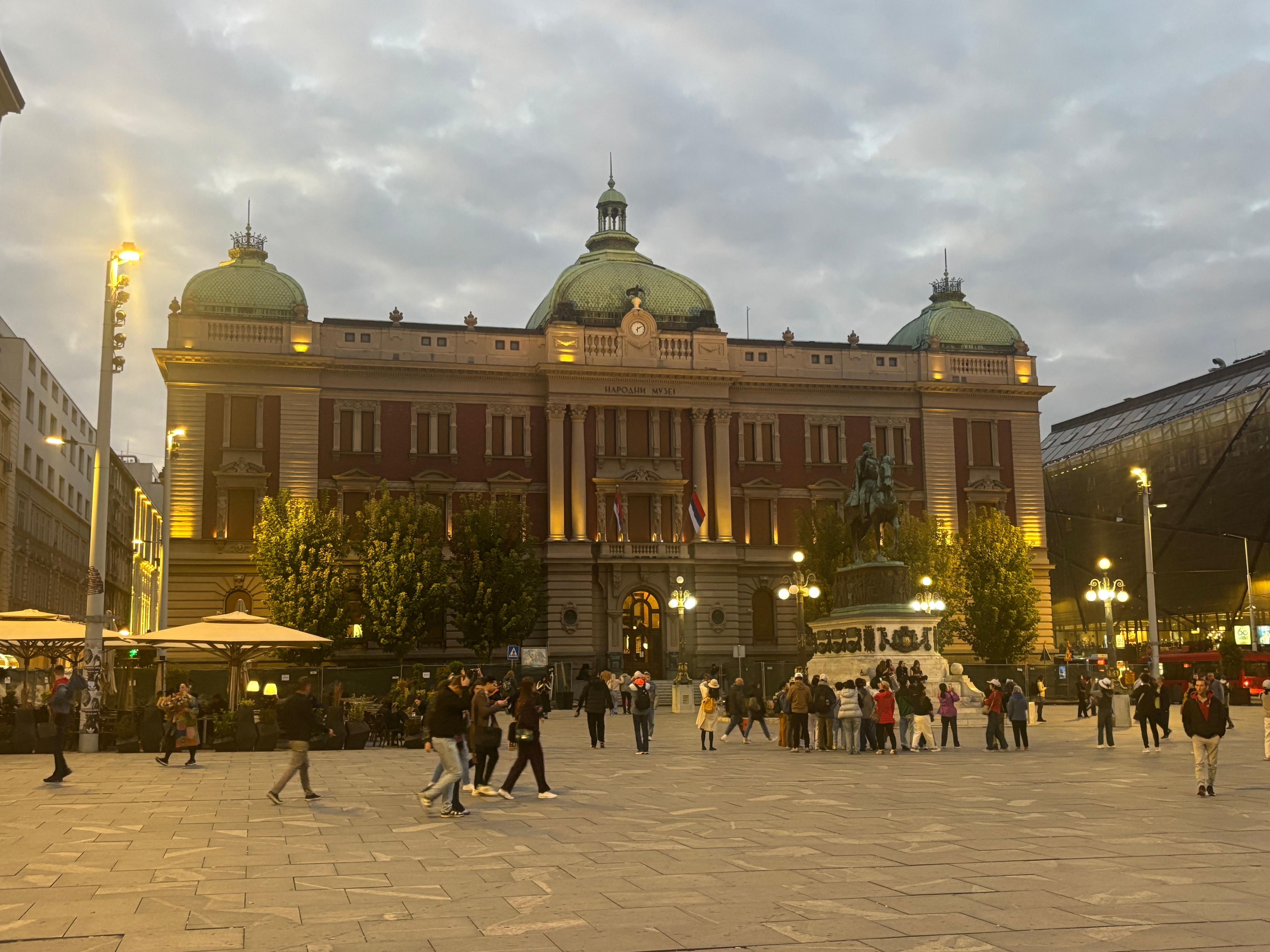 The lovely building of the Theatre is in 75 meters walk from the hotel and also a big square there with restaurants around
