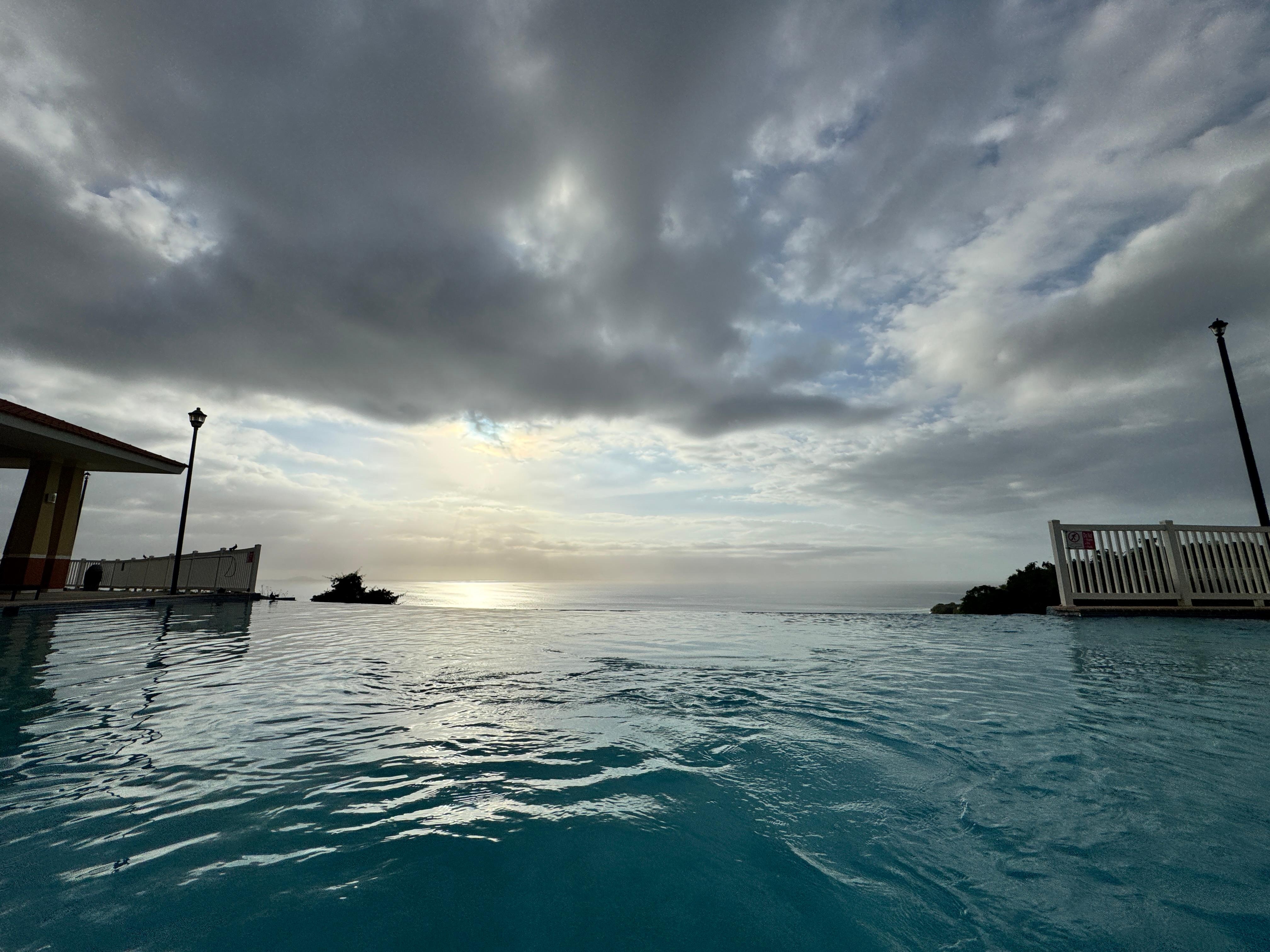 Infinity pool.