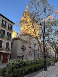 Outside hotel in Las Ramblas.