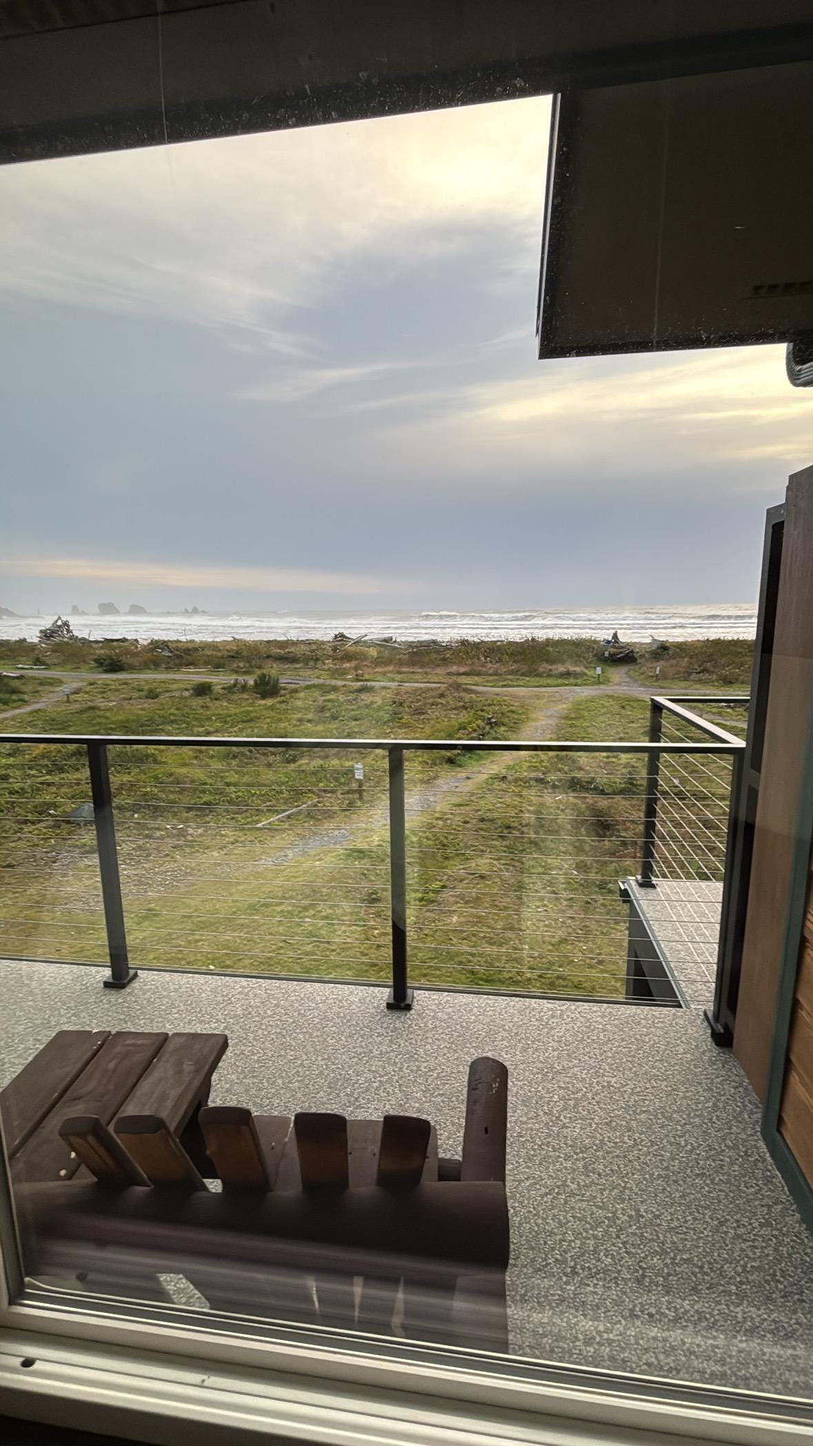 View from the balcony