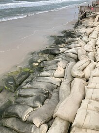 Gigantic sand bags
