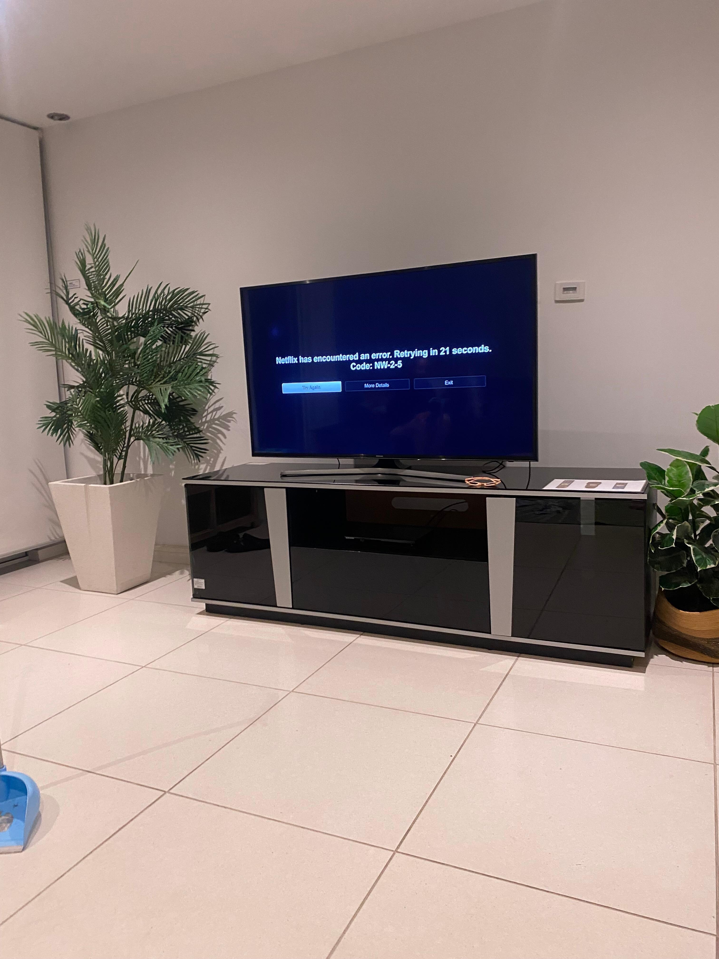 Tv not working because the internet is shocking 