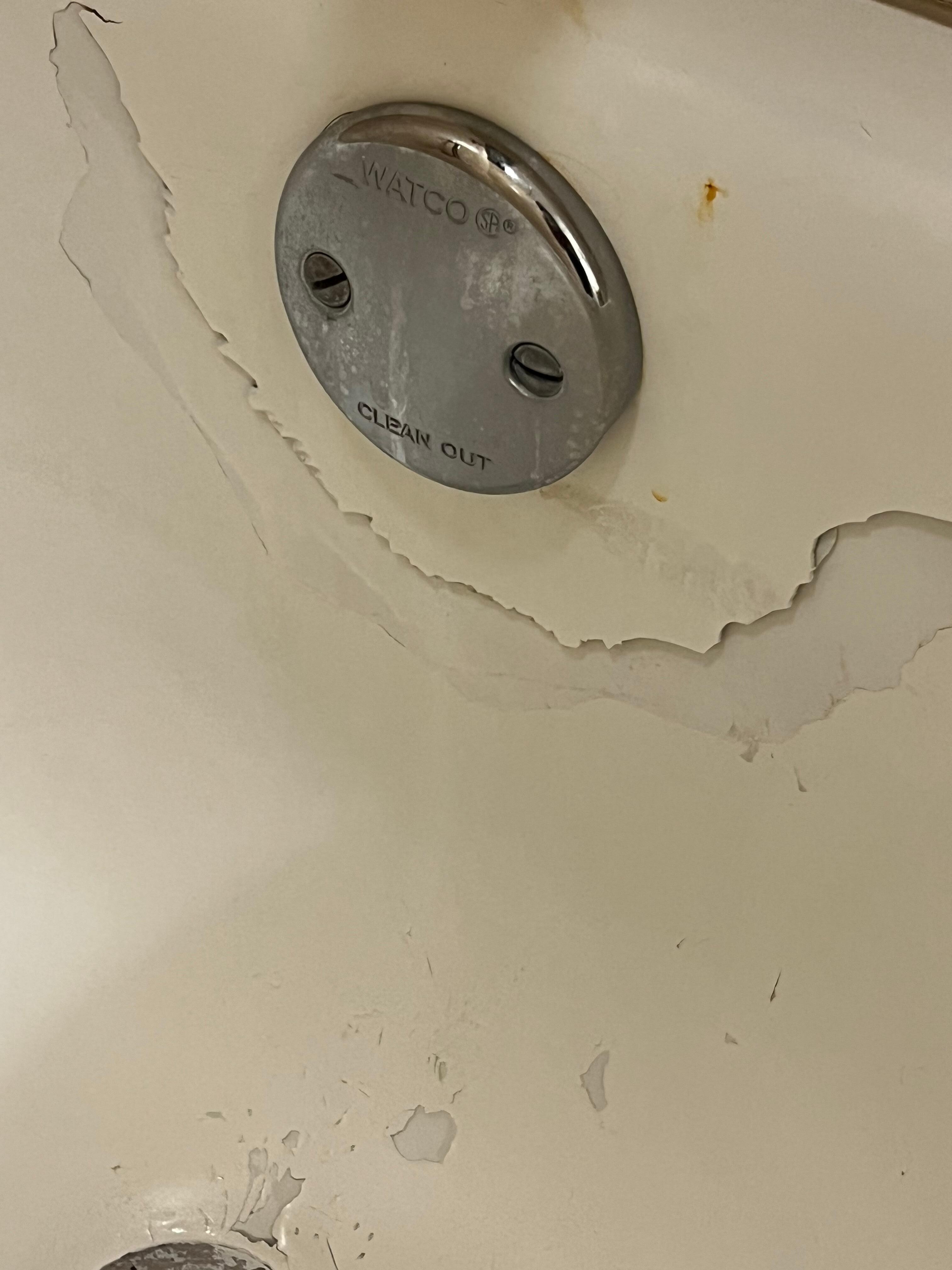 Resurfaced tub is now peeling 