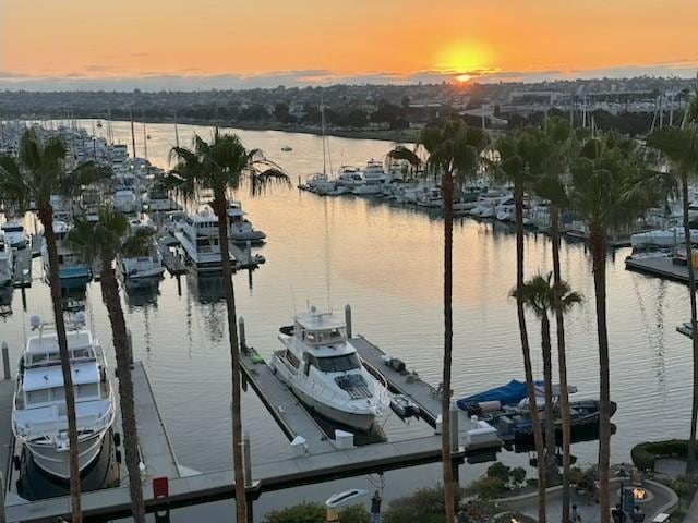 Sunset view from room