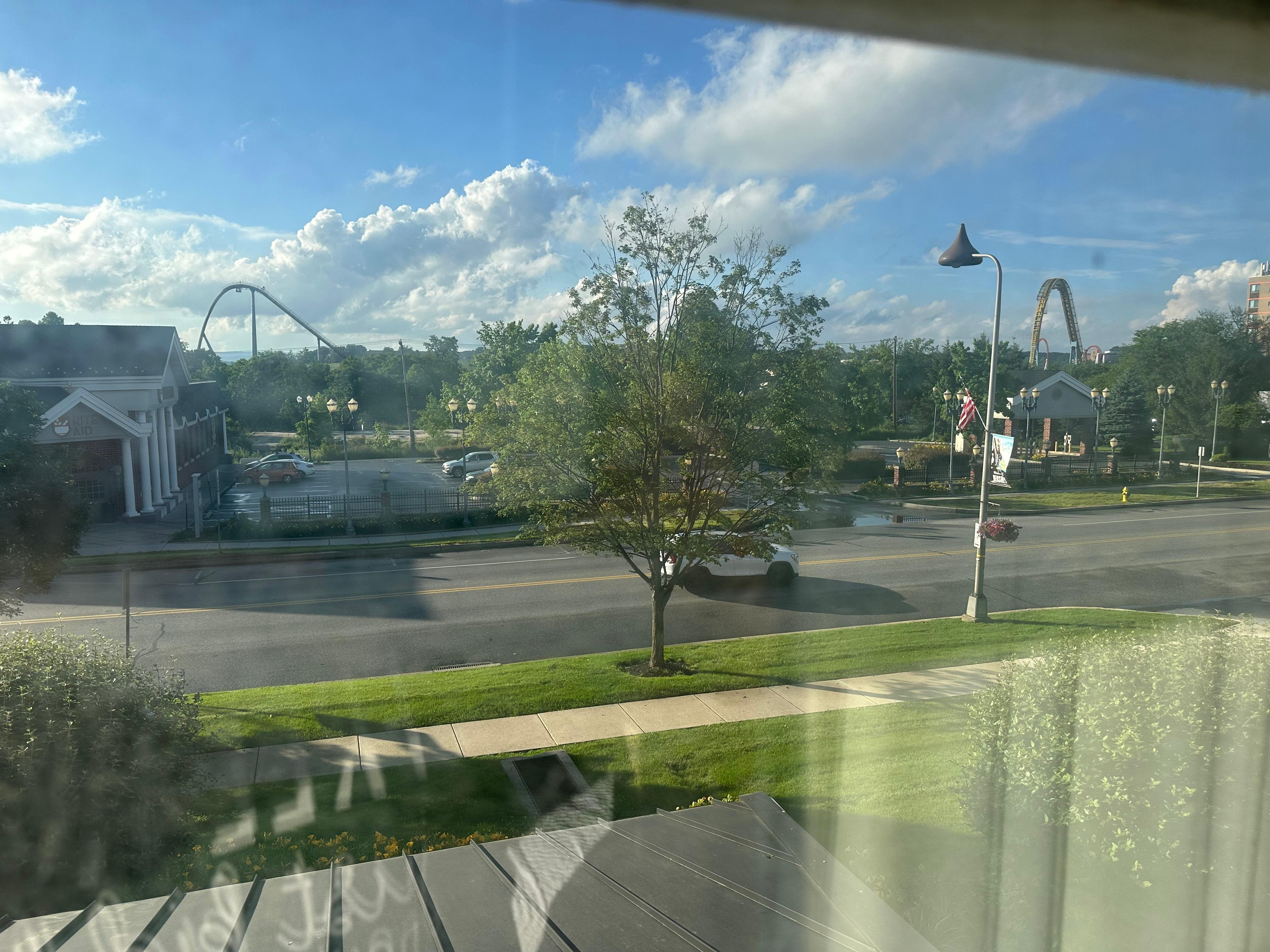 View from our room.