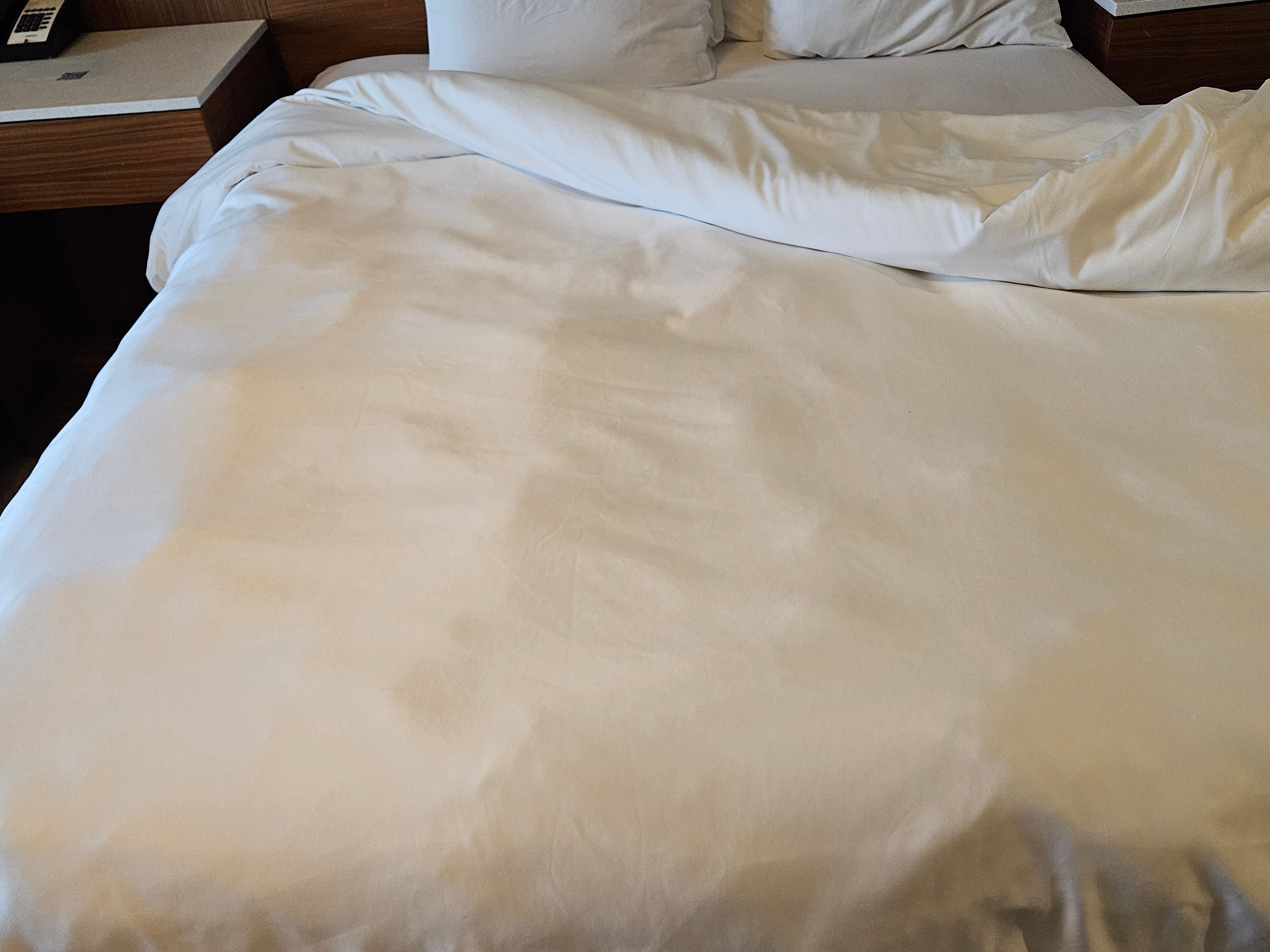 Second bed duvet was all lumpy