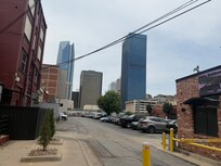 Looking towards downtown