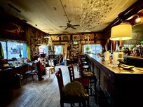 Inside this charming historical bar