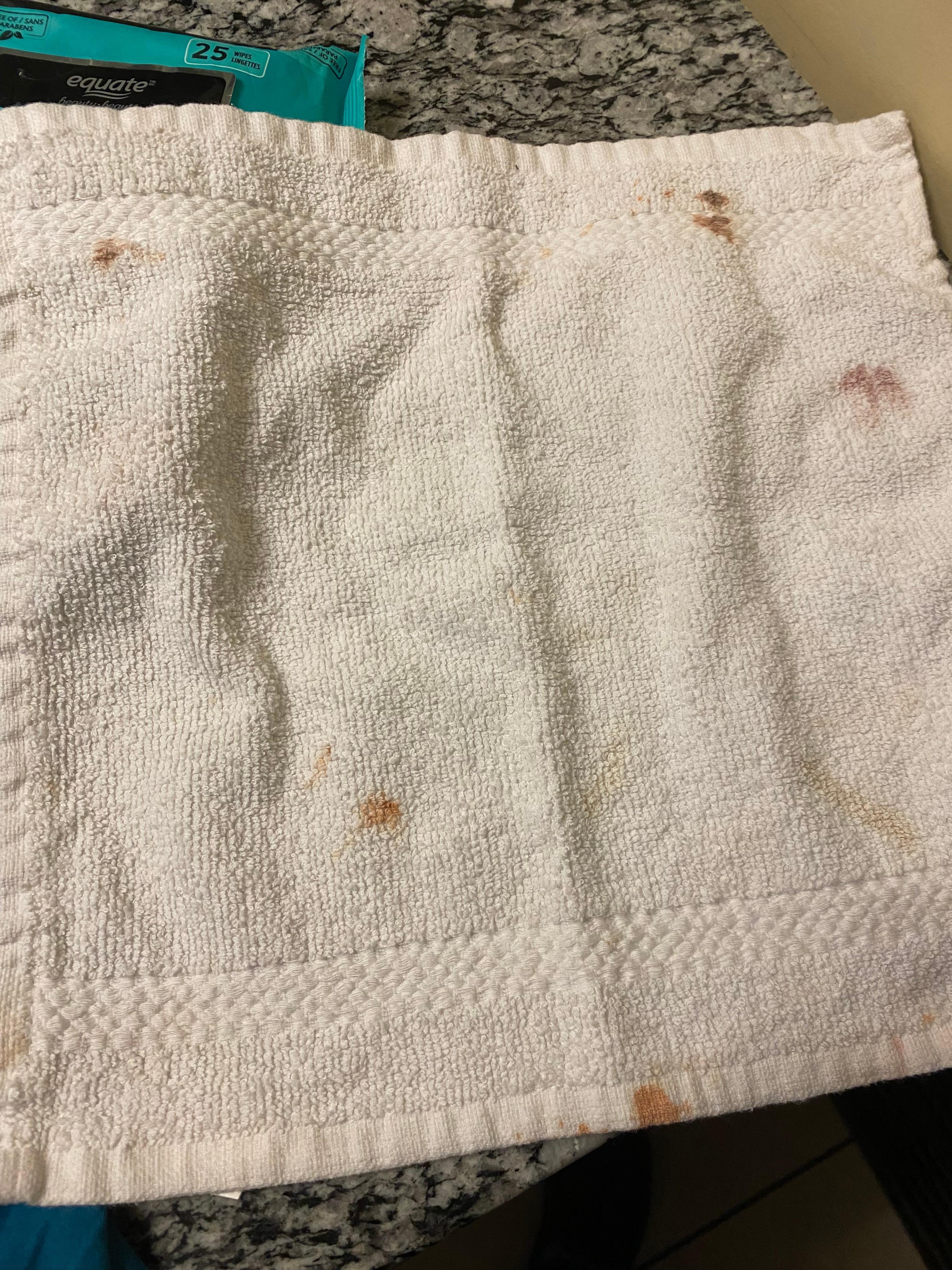 Back side of same face cloth