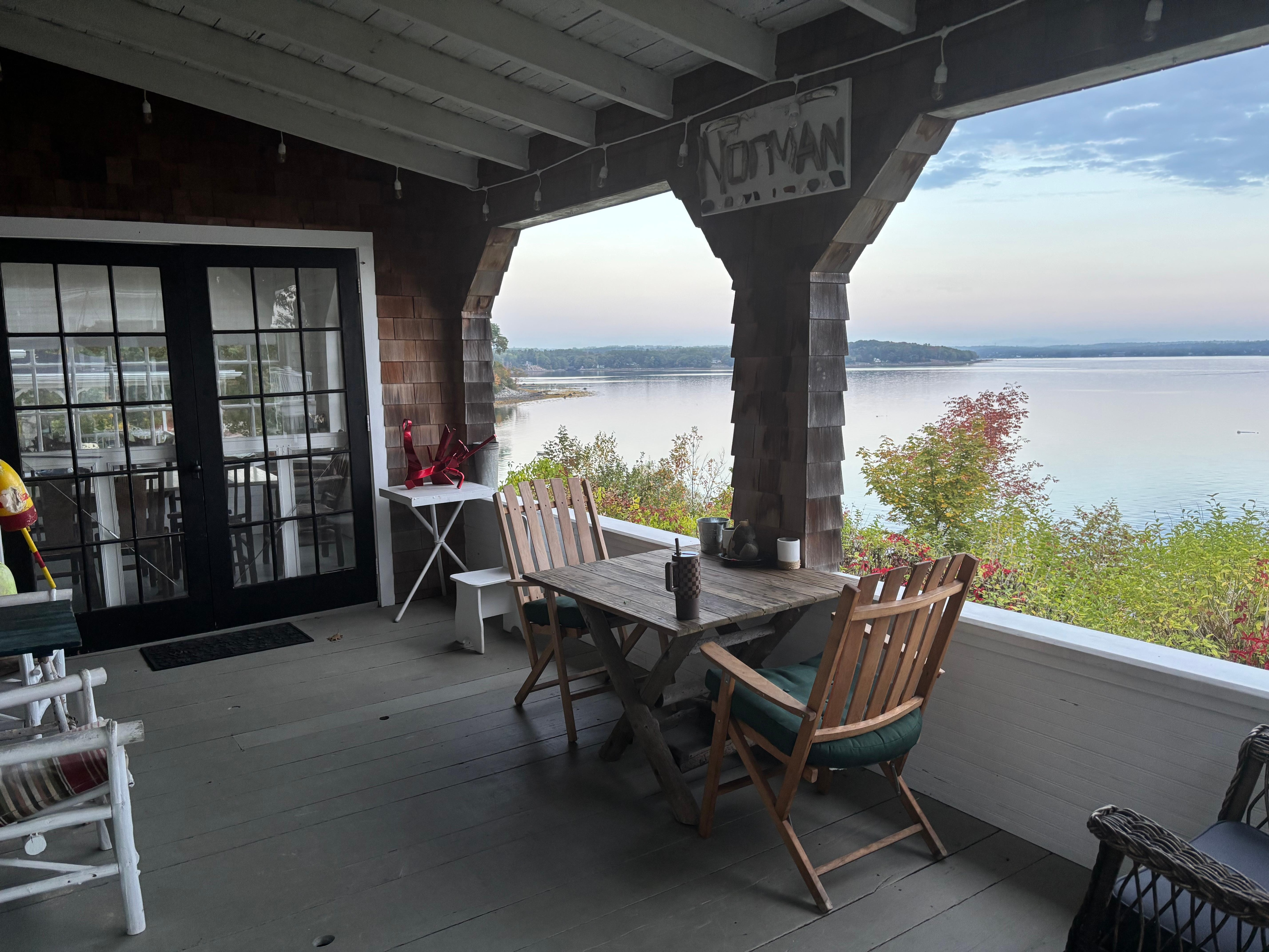 View from cottage porch!