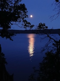 Full moon over Hood Canal