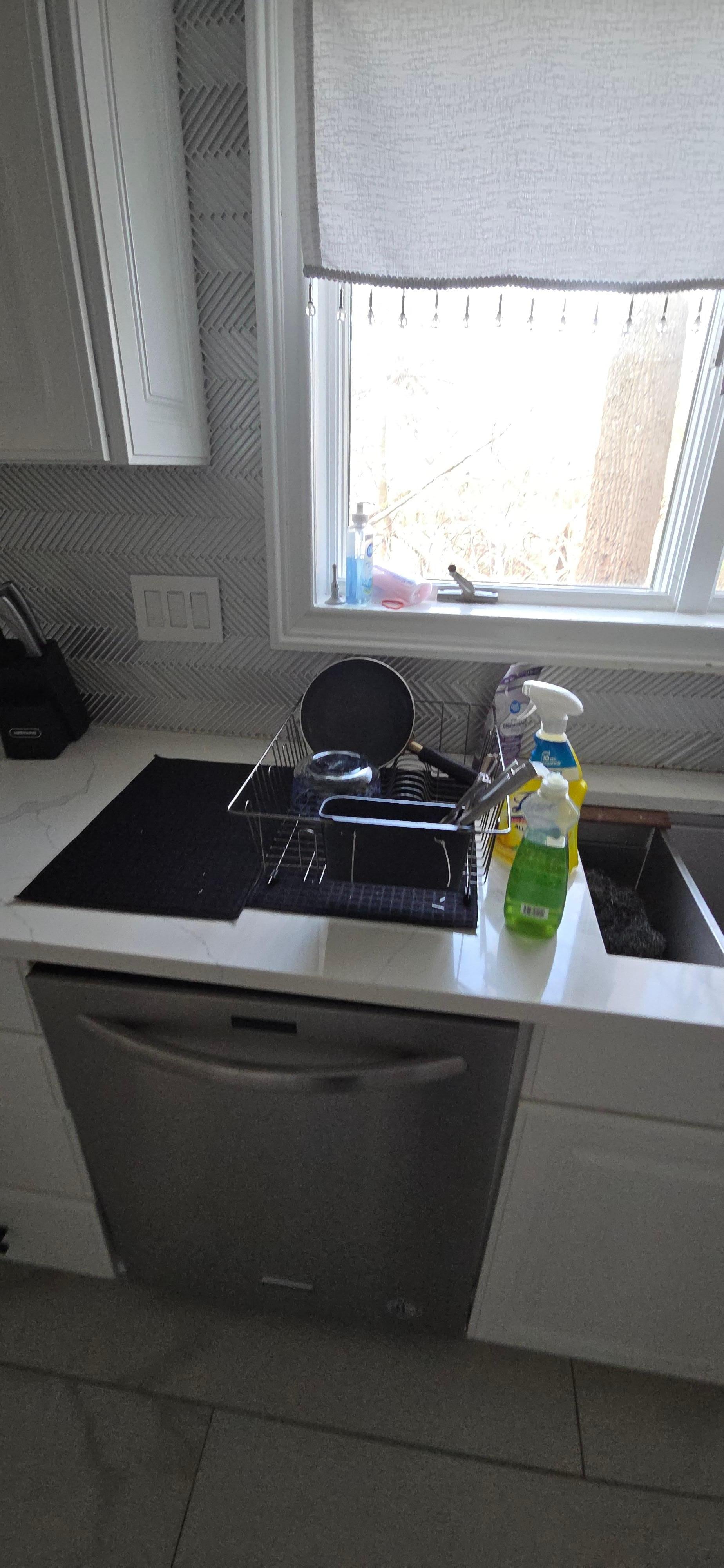 Dishes left on countertops