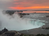A beautiful sunrise to greet us, when we awoke the next morning!