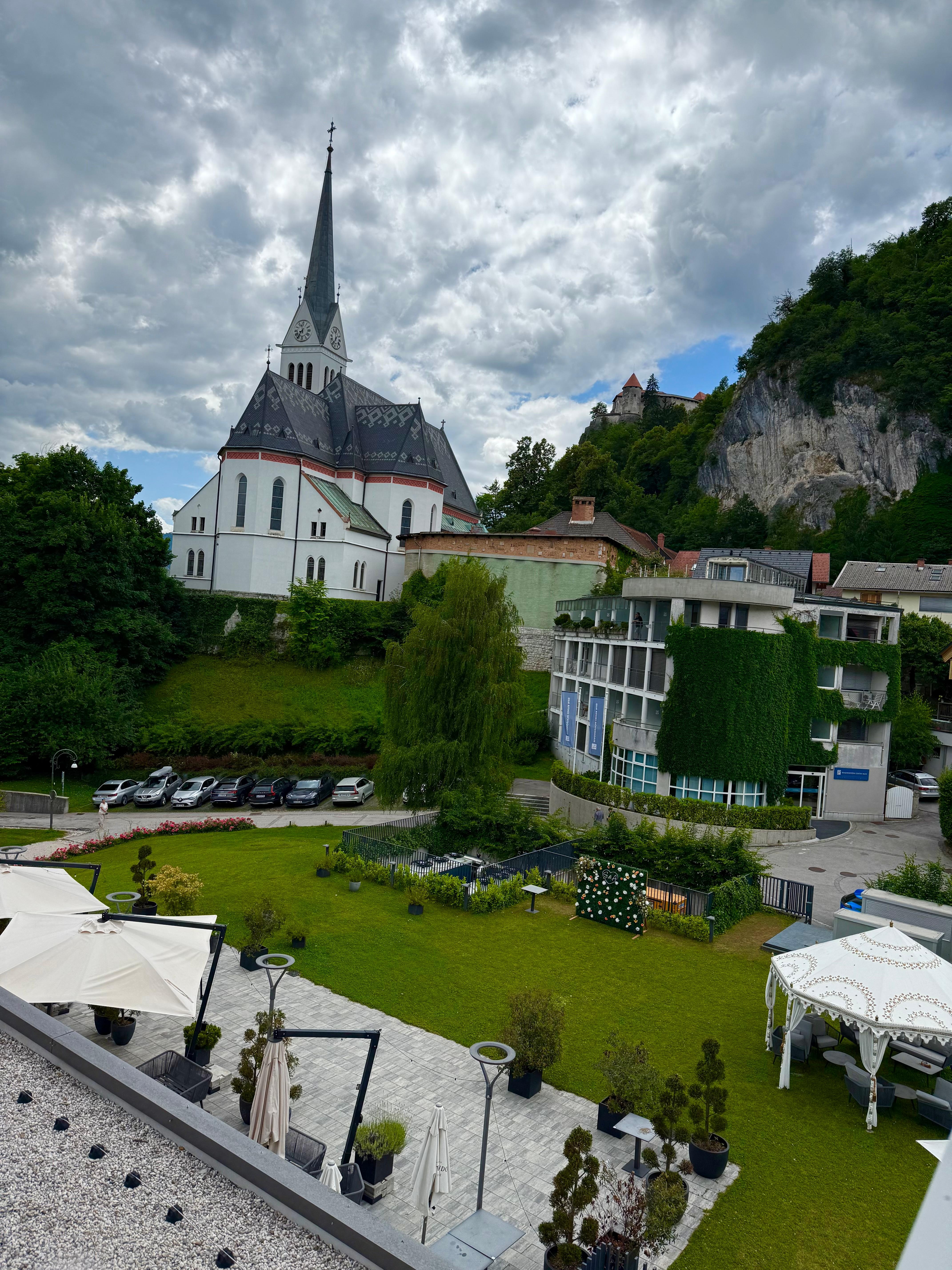 View from our lakeside room