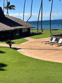 View from our deck at the condo.