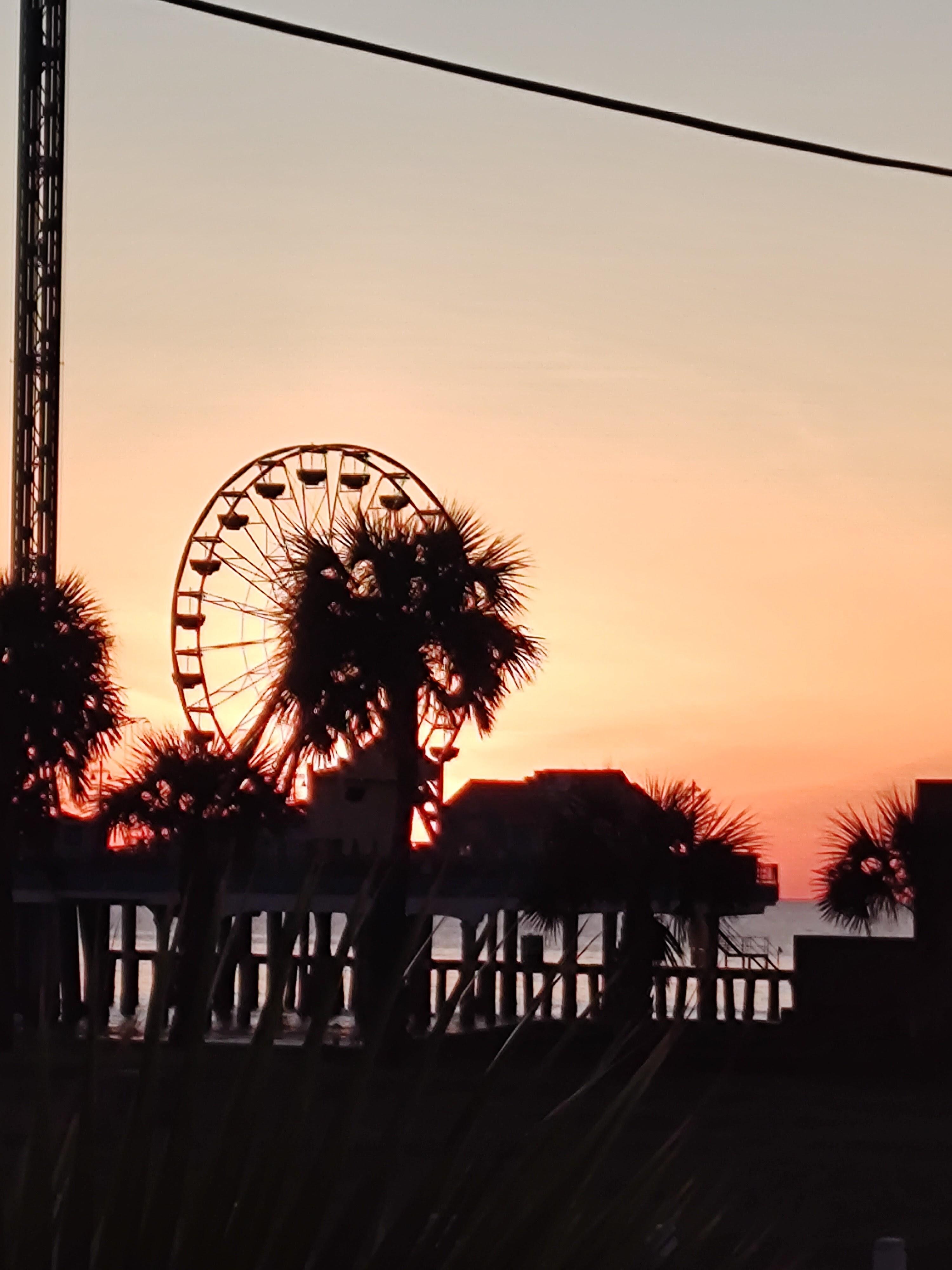 Sunrise from the porch.