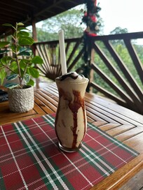 The coffee, tropical smoothie is a must!