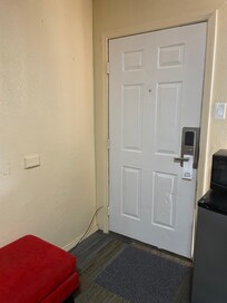 There is wiring that comes in for the TV that definitely could be better installed