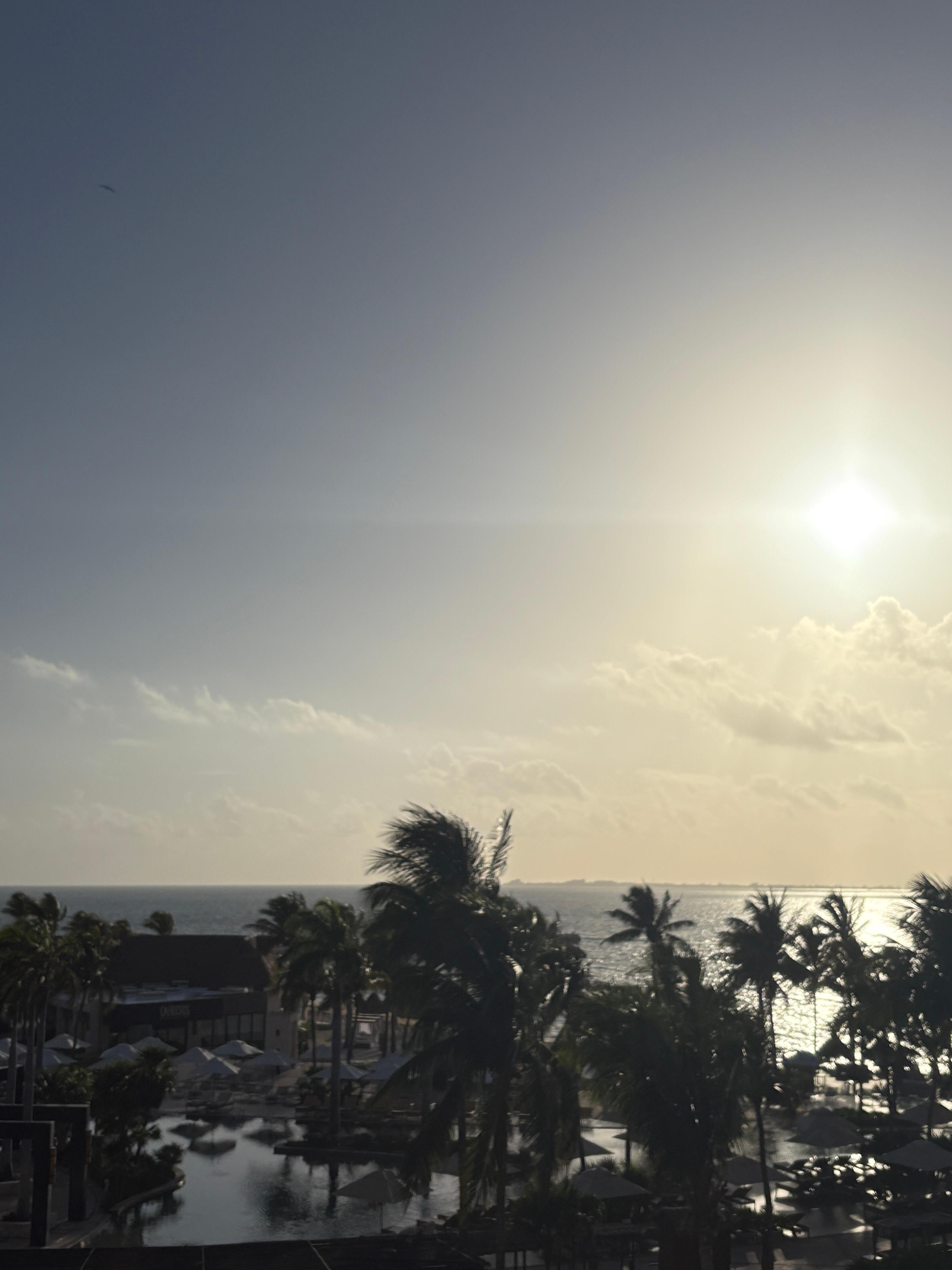 Mornings off the balcony are picturesque.