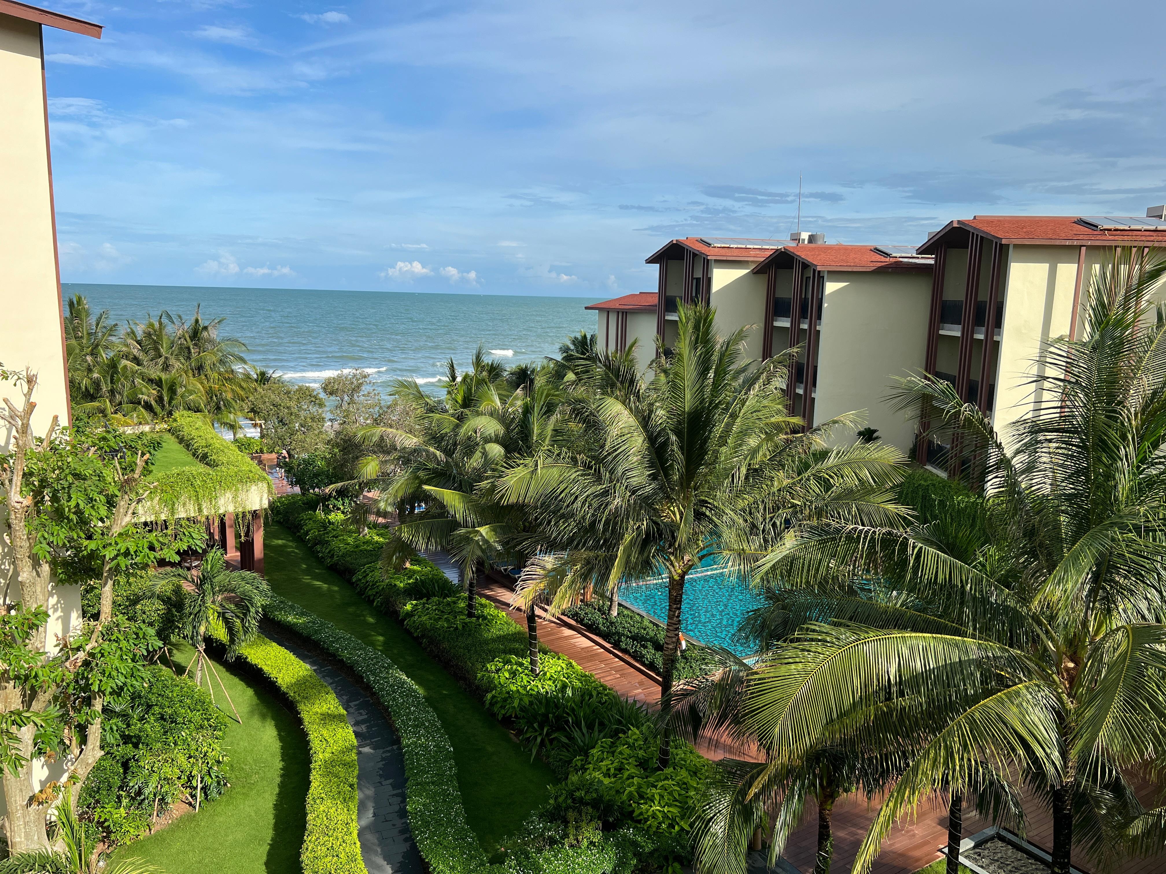 優美的飯店風景