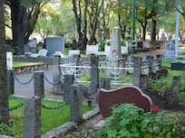 Cemetery about a 2 blocks beyond the hostel.