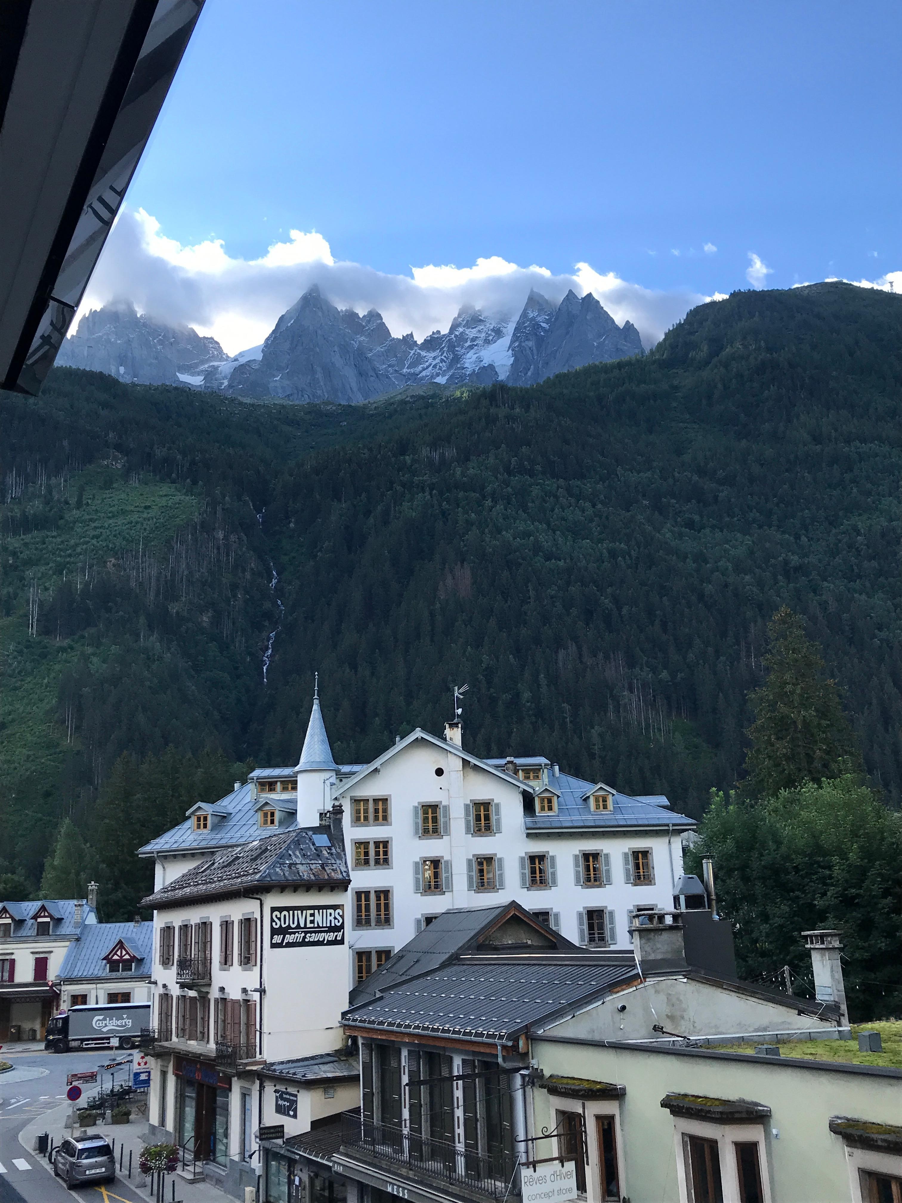 from the balcony