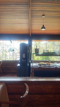 Vista do café da manhã