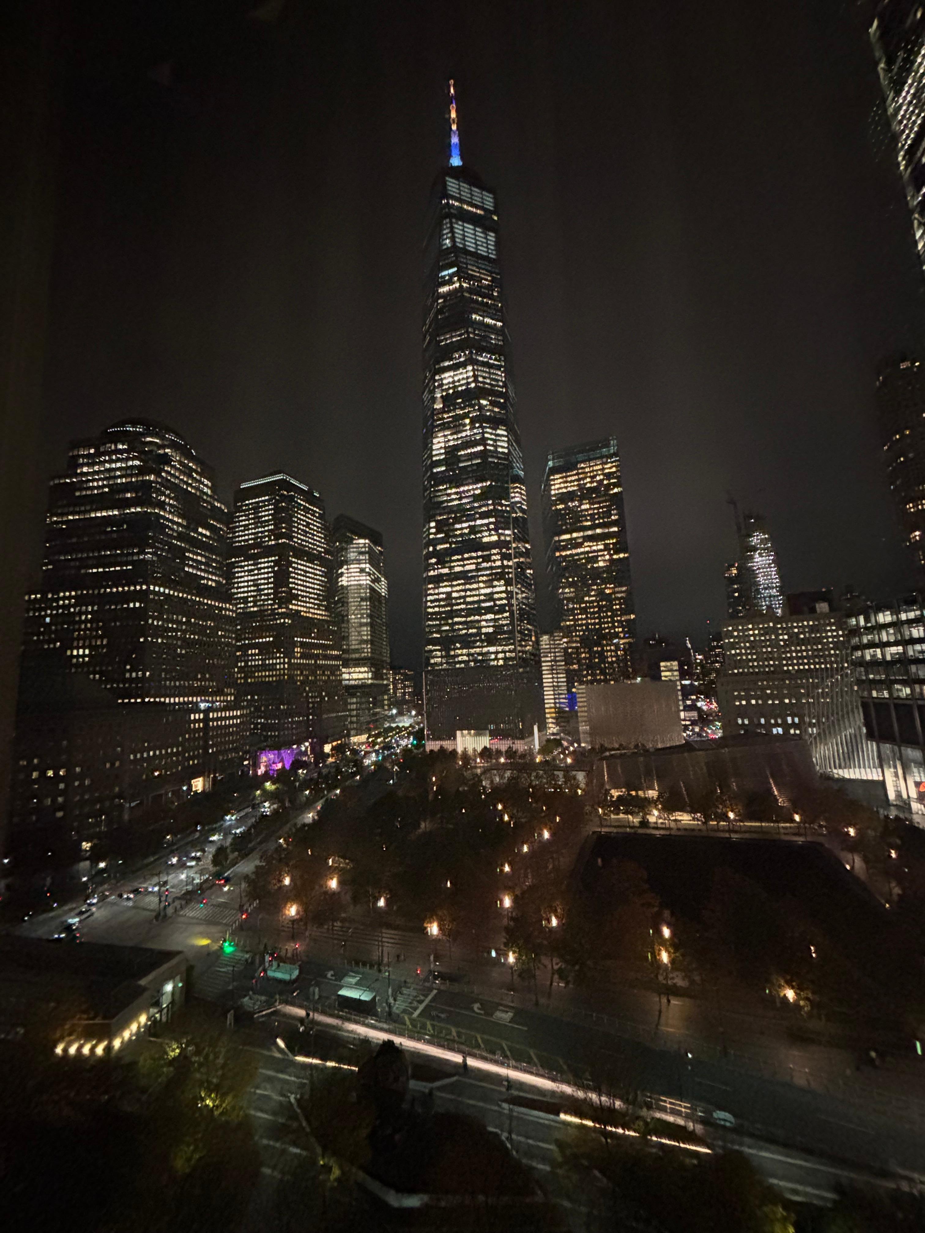 Night view from our room. 