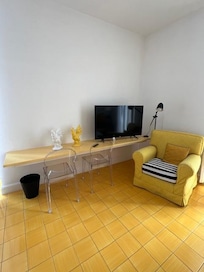 Bright yellow room