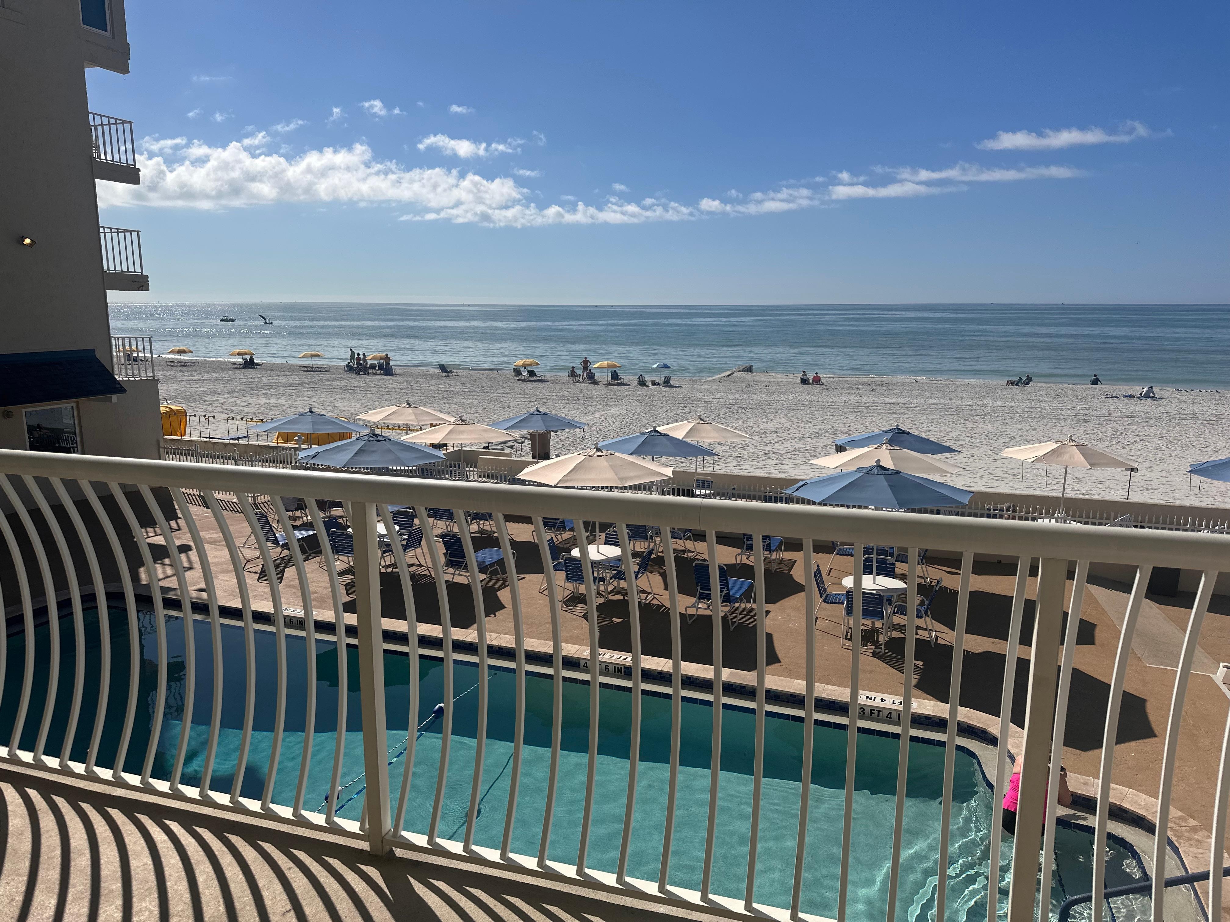 View from the living area. 