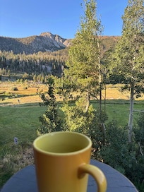Morning coffee from the balcony! What a view!!!