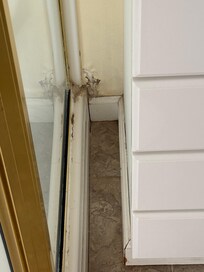condition around main bath shower