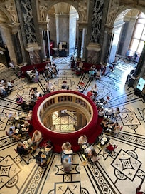 The restaurant at the Kunsthistorische Museum