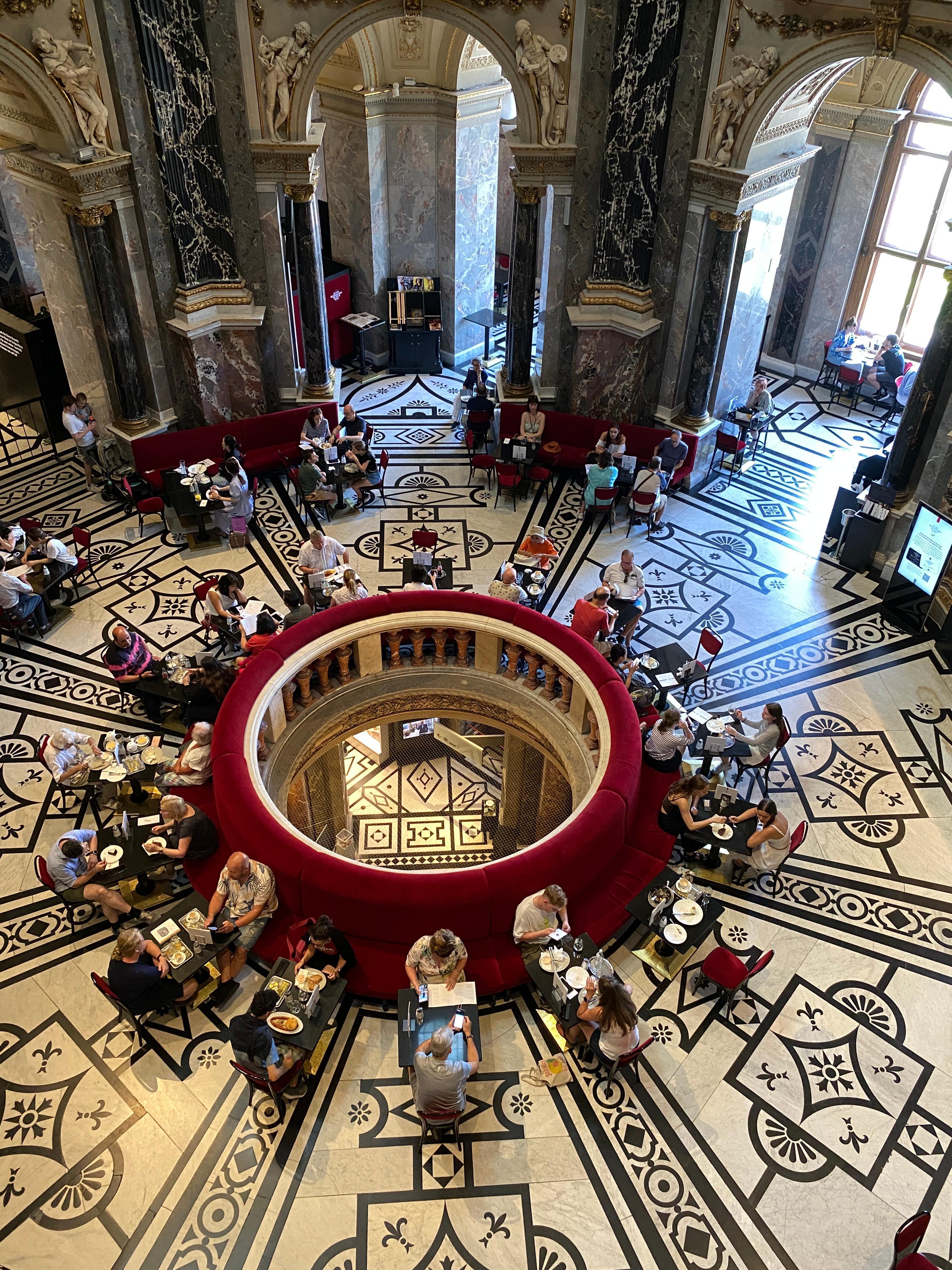 The restaurant at the Kunsthistorische Museum