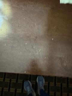 More garbage on desk