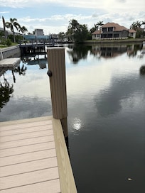 We loved the view at the backyard